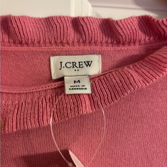 JCREW Factory Cotton Ruffle-neck Sweater - Picture 6 of 6